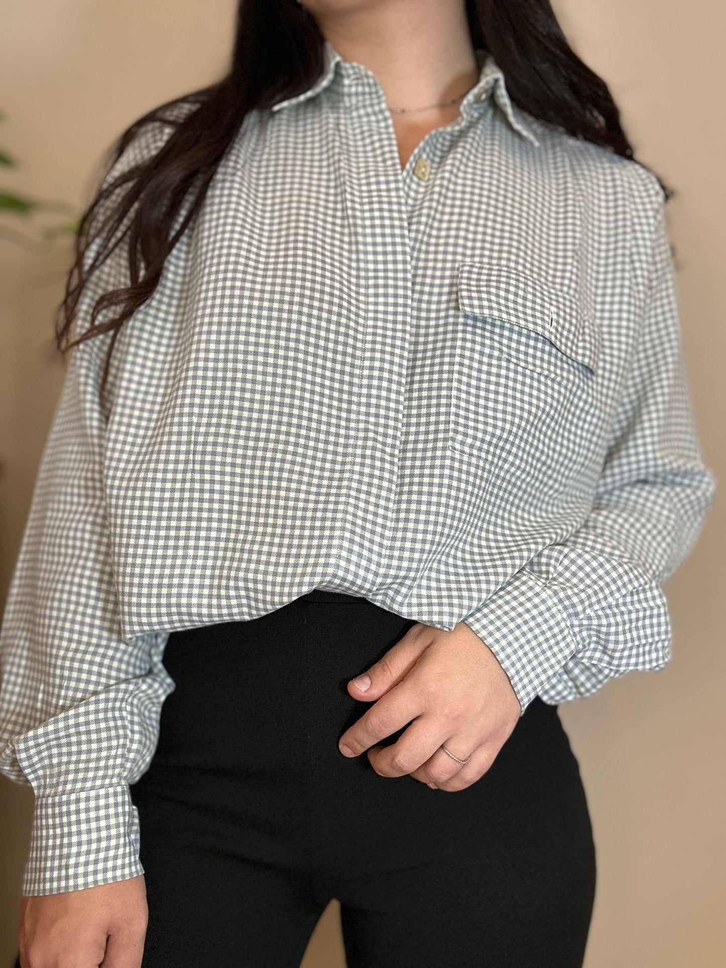 Camisa vintage cuadros vichy