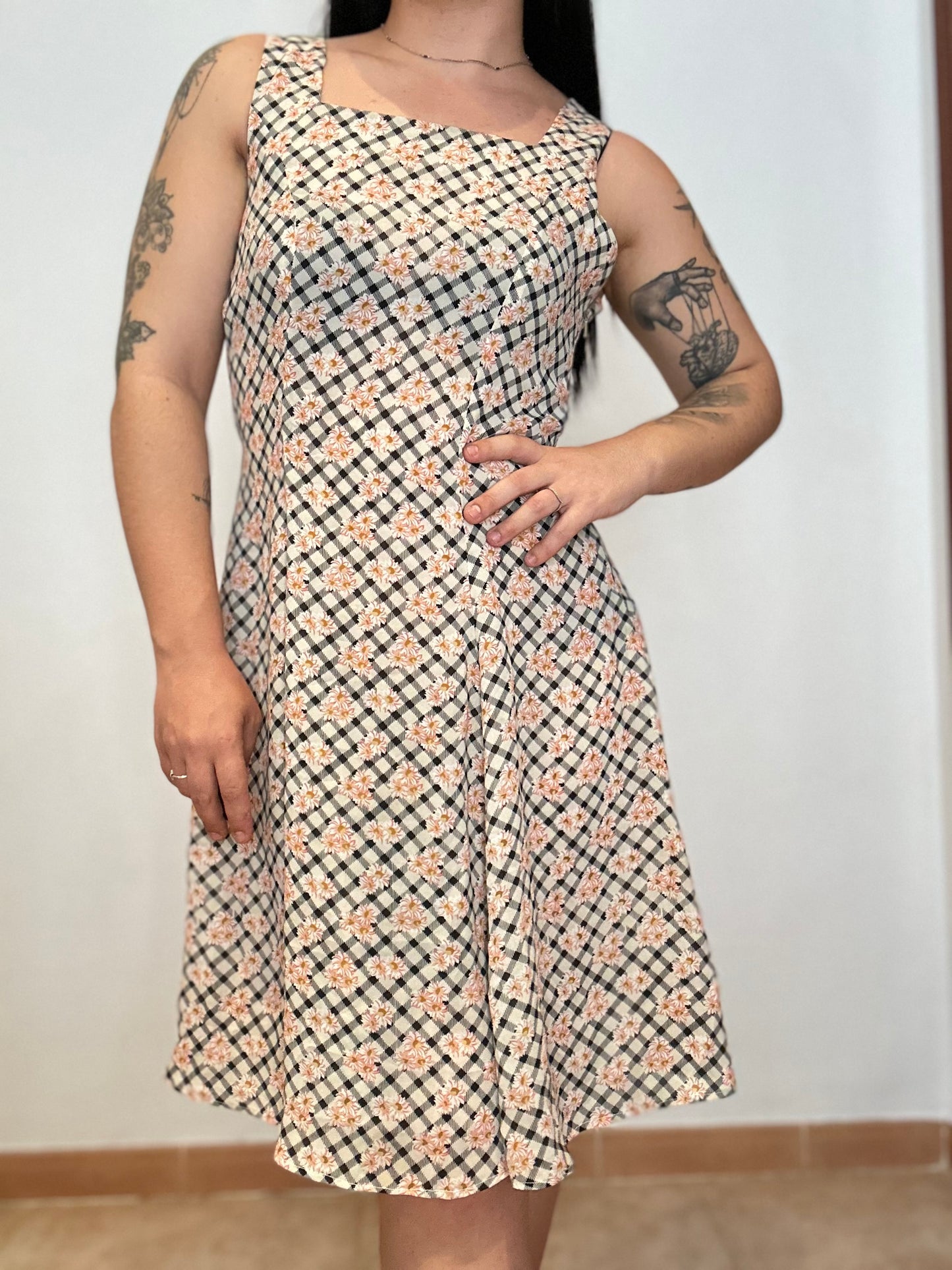 Vestido vintage estampado floral