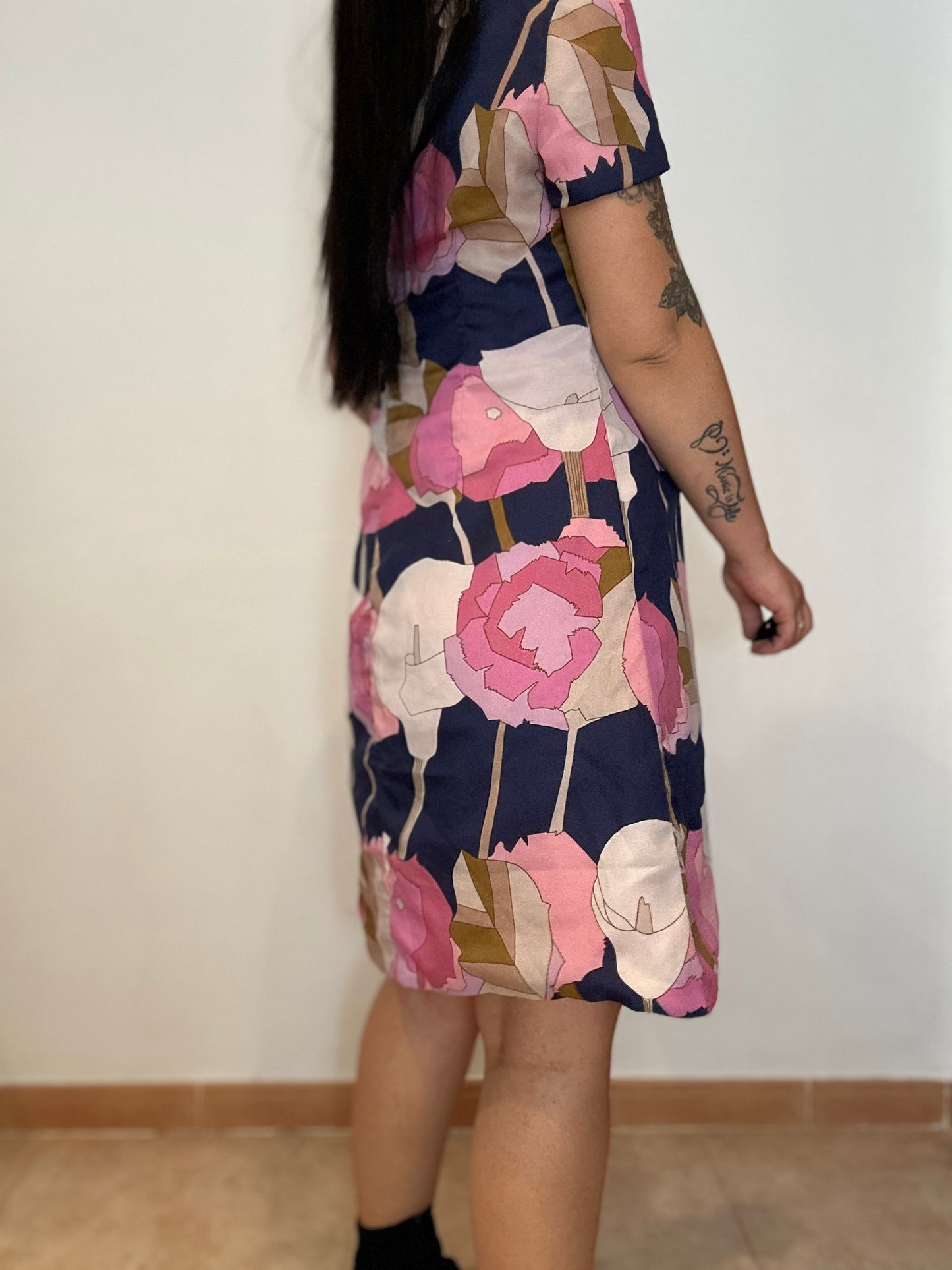 Vestido vintage estampado floral