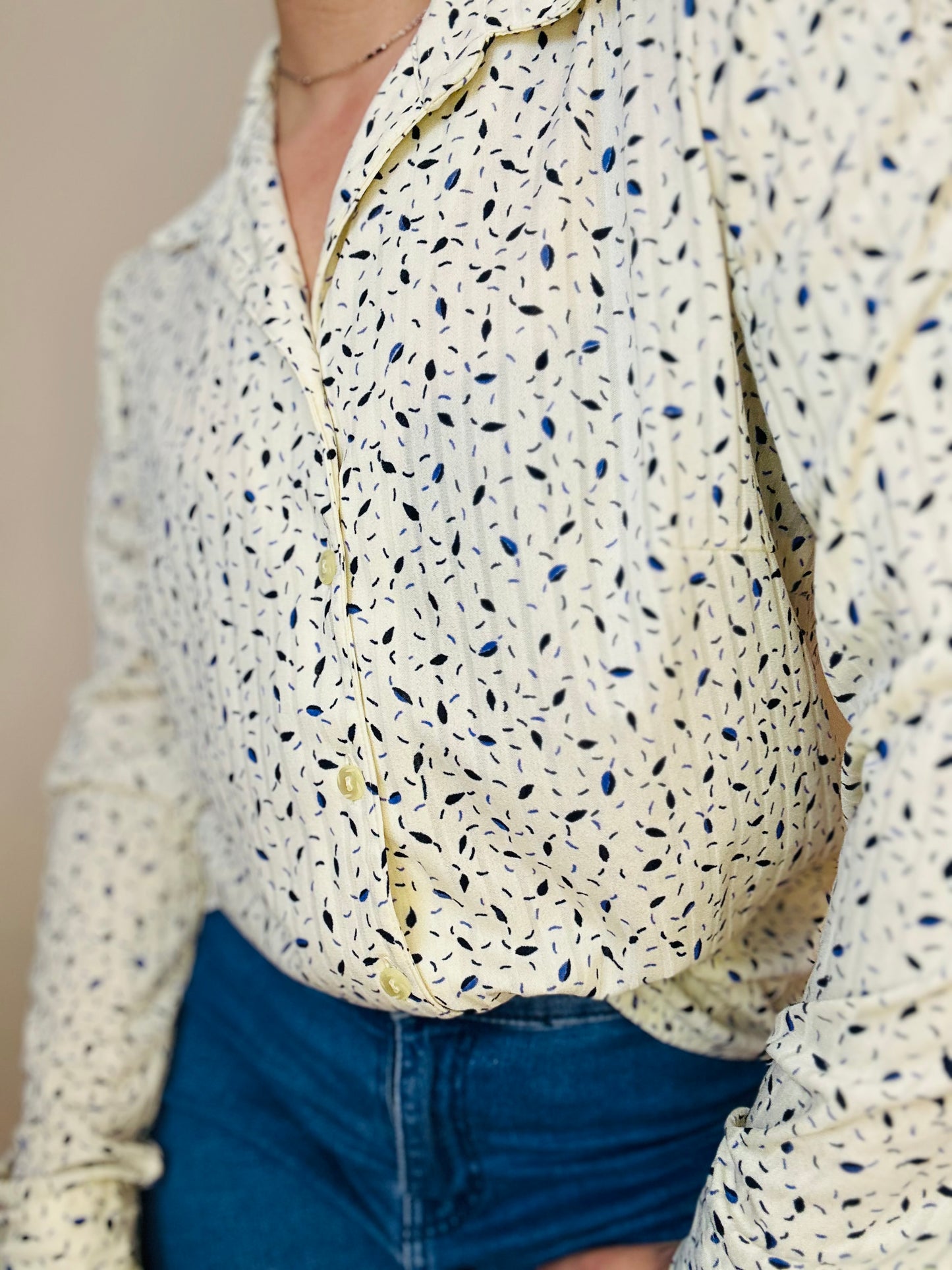 Camisa vintage estampada