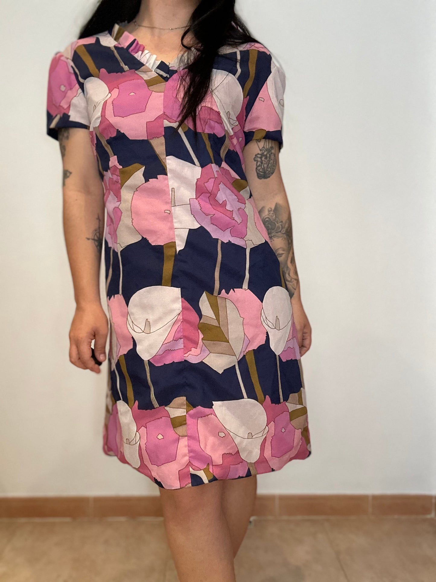 Vestido vintage estampado floral