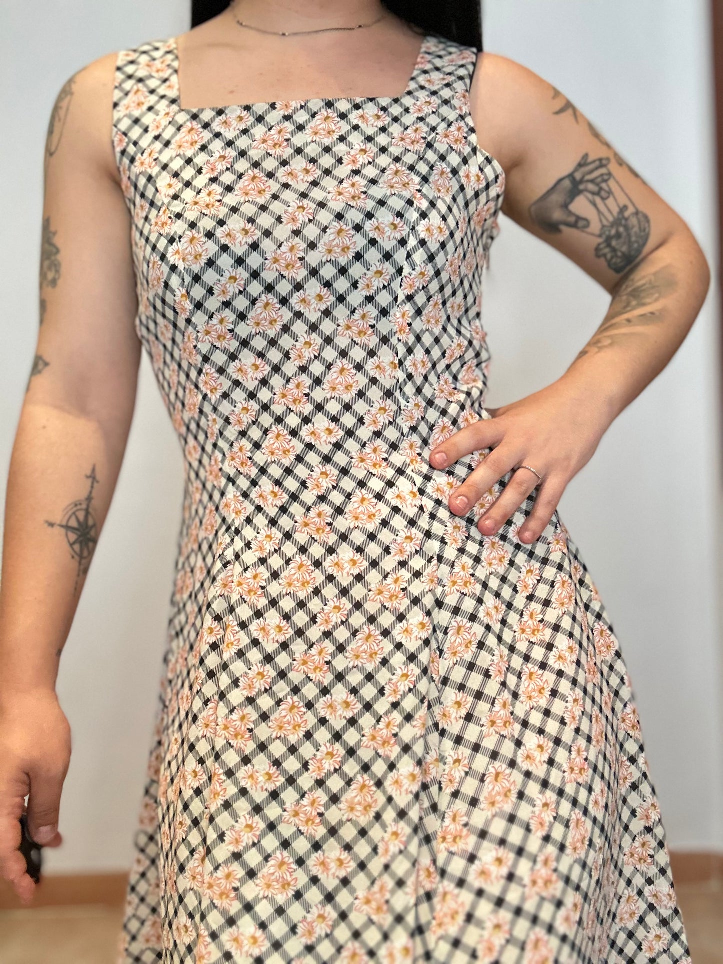 Vestido vintage estampado floral